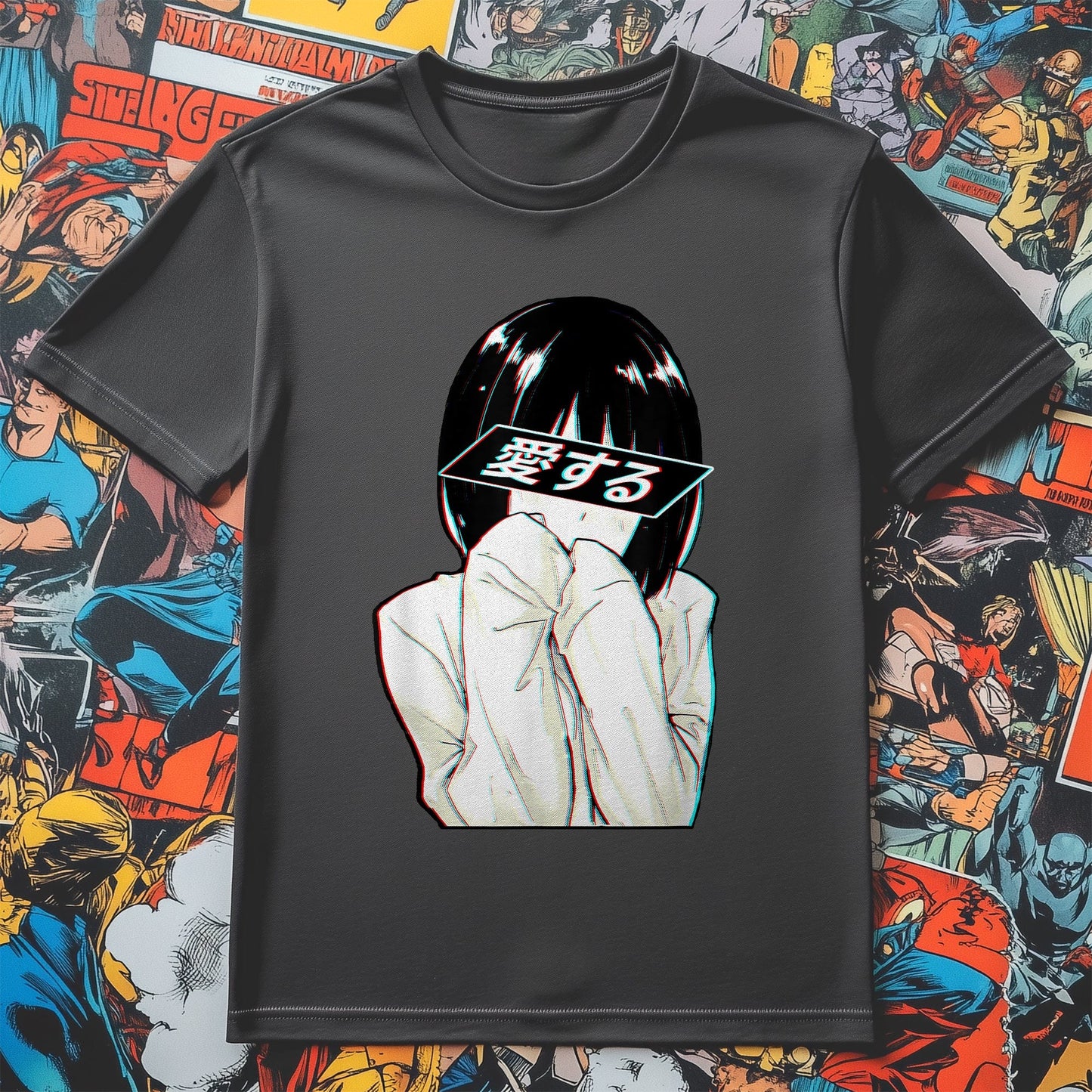 Sad Anime Girl Shirt - Trashy Waifu