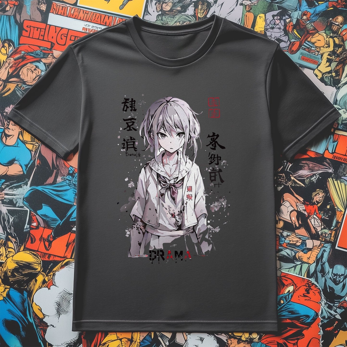 Drama Anime Girl T-shirt