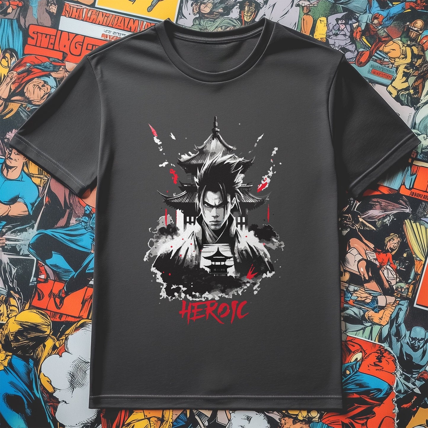 Heroic Anime Character T-Shirt