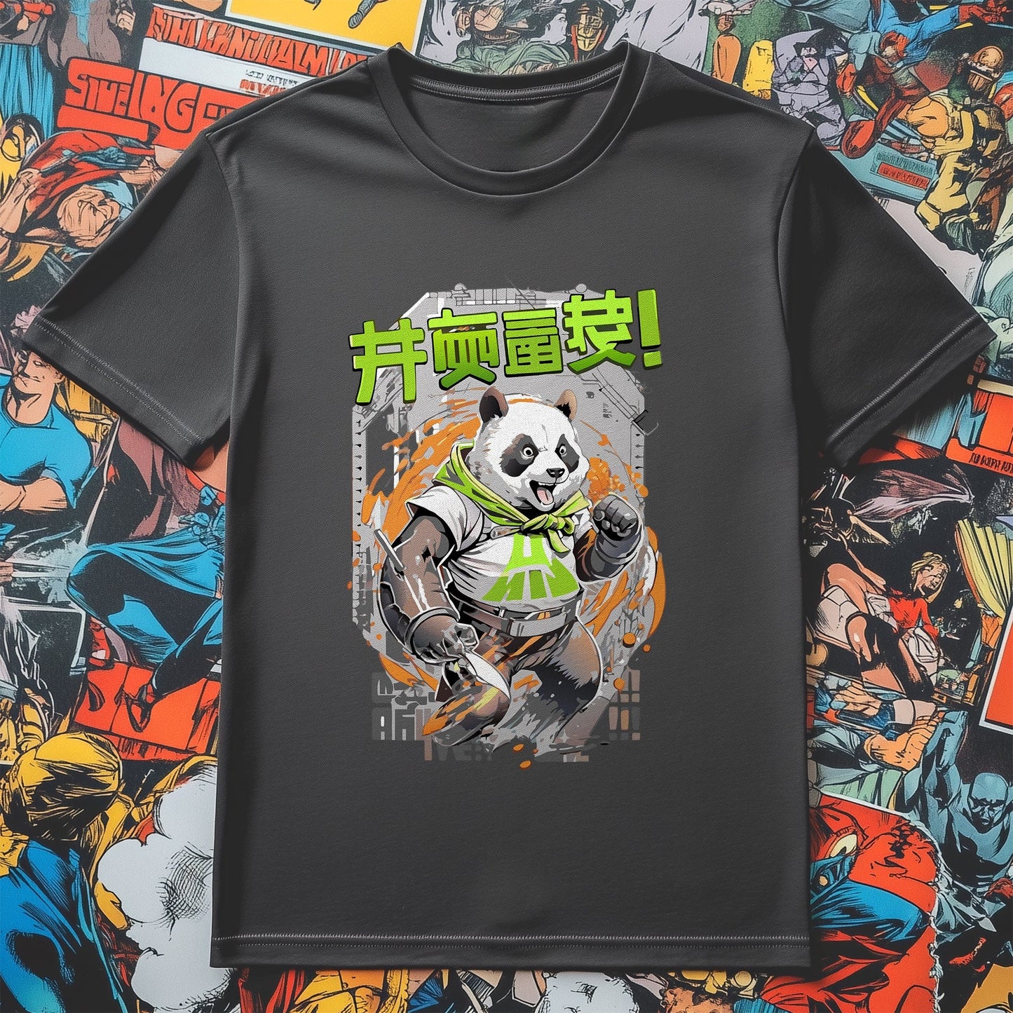 Panda Anime T-shirt