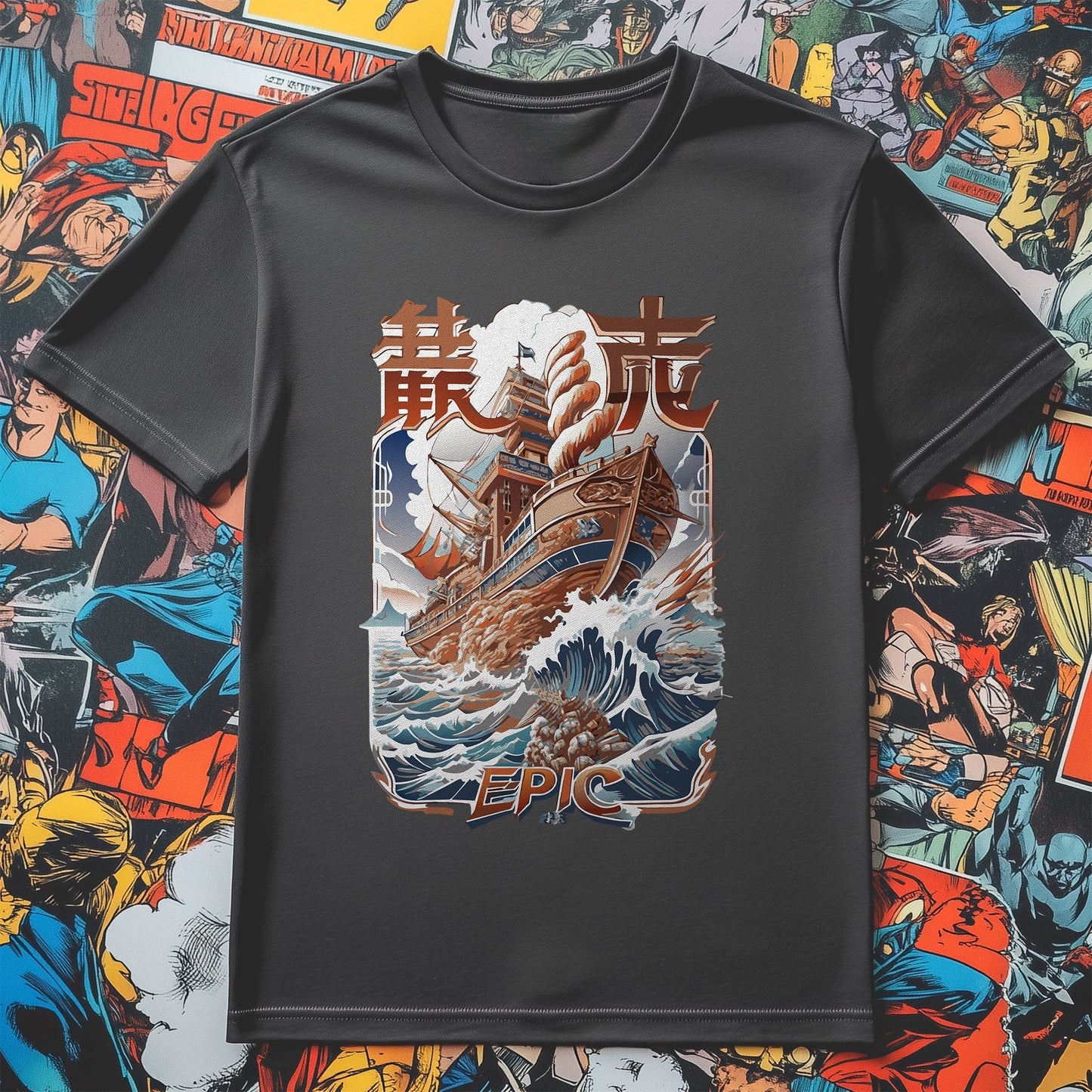 Epic Anime Ship t-shirt - Set Sail