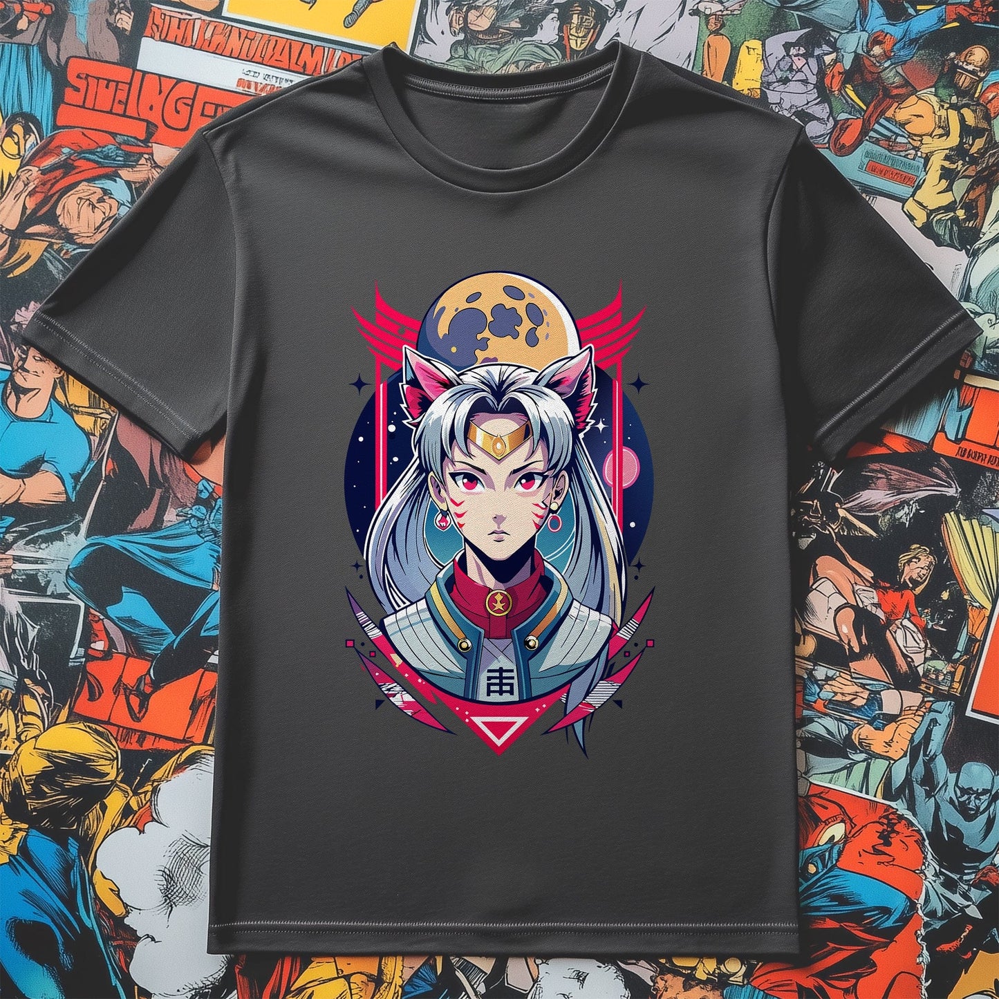 Moon Princess Anime Girl T-Shirt