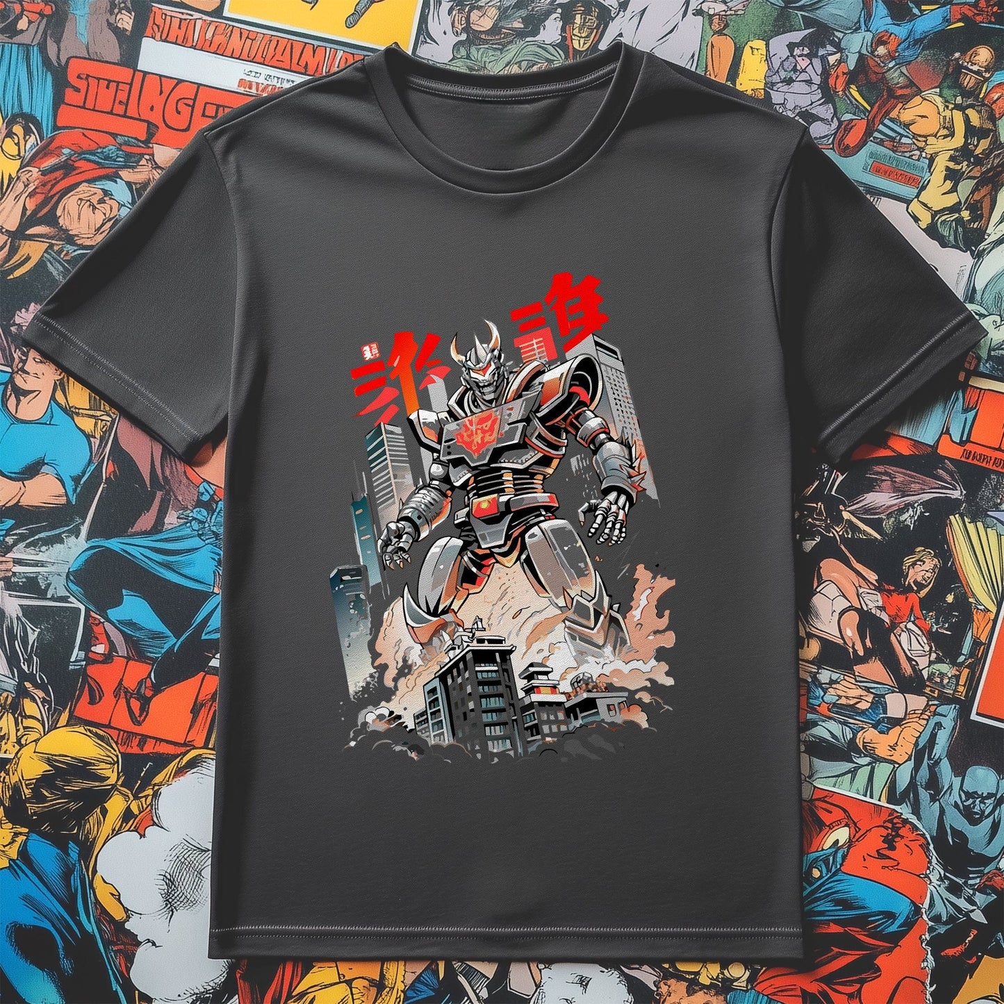 Kaiju Robot Anime T-shirt