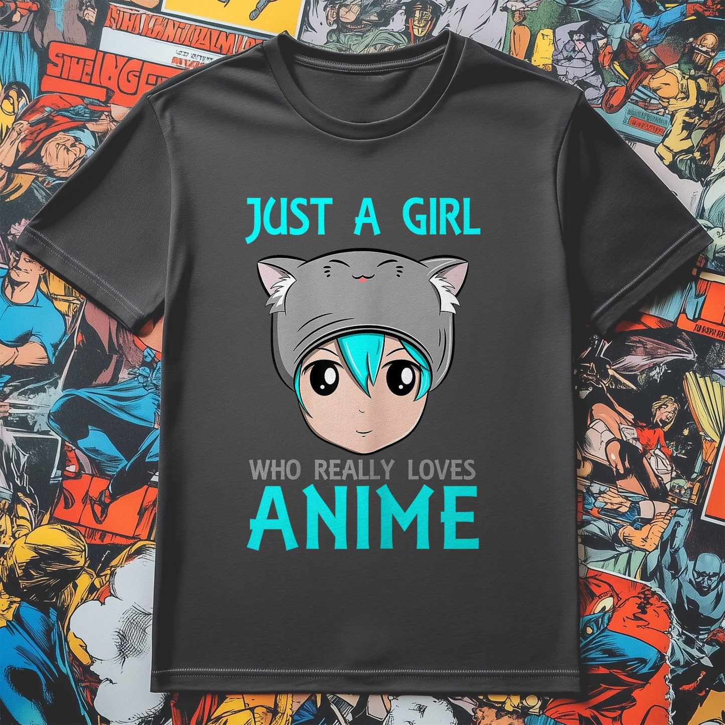 Kawaii Anime Girl T-Shirt