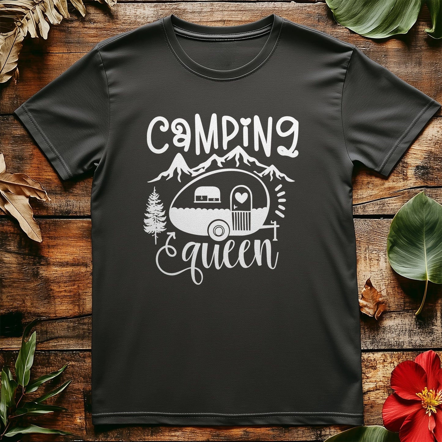 Camping Queen T-Shirt - Funny and