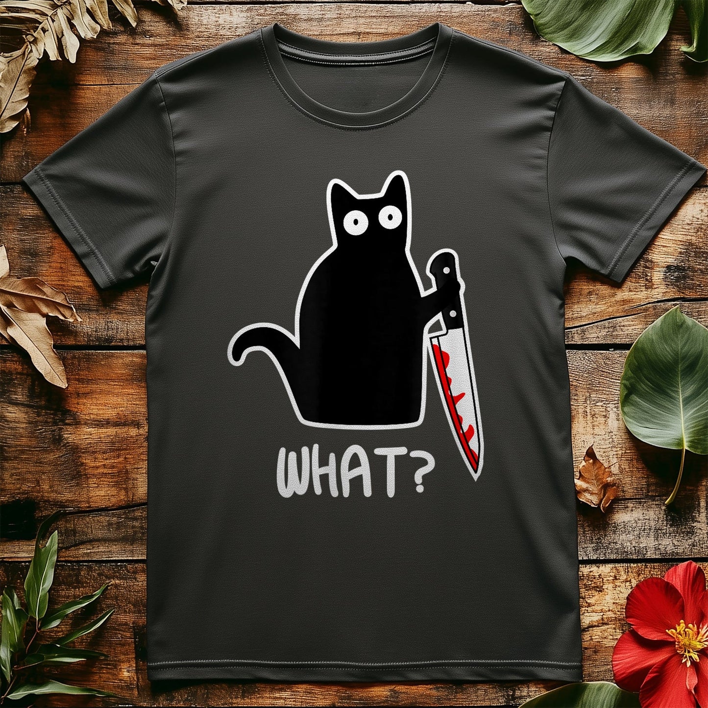 Funny Murder Cat T-shirt