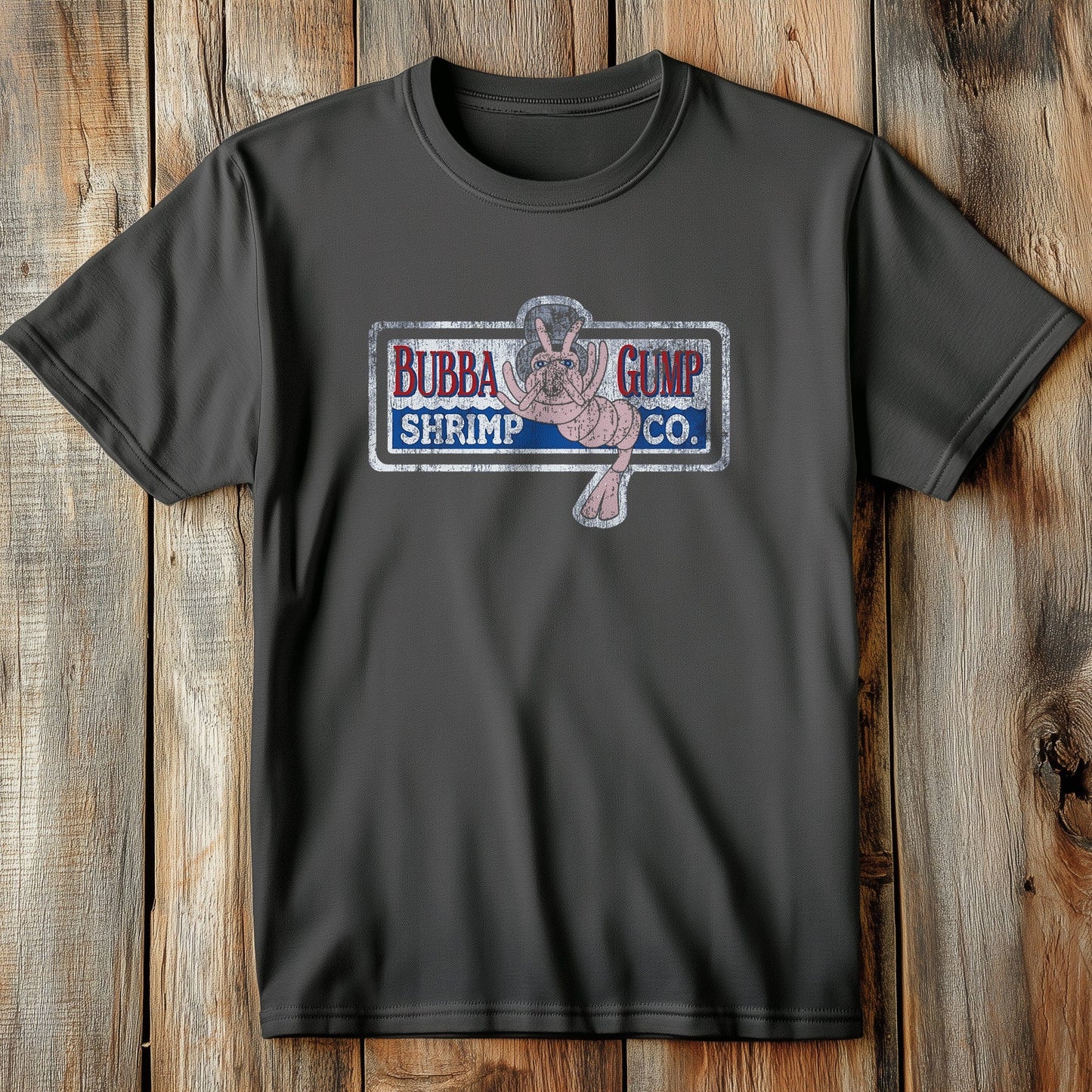 Buba Gump T-Shirt - Funny Seafood