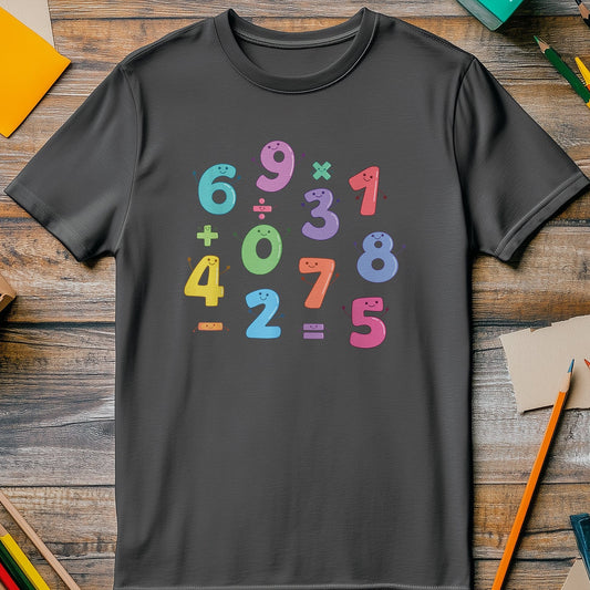 Funny Number Day Math Kids Tee