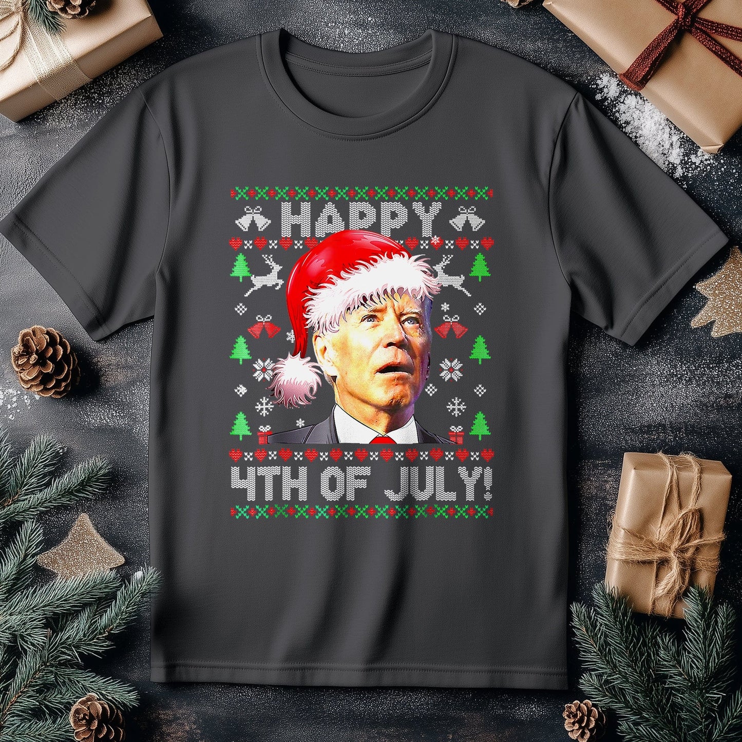 Funny Joe Biden Happy 4th T-Shirt -