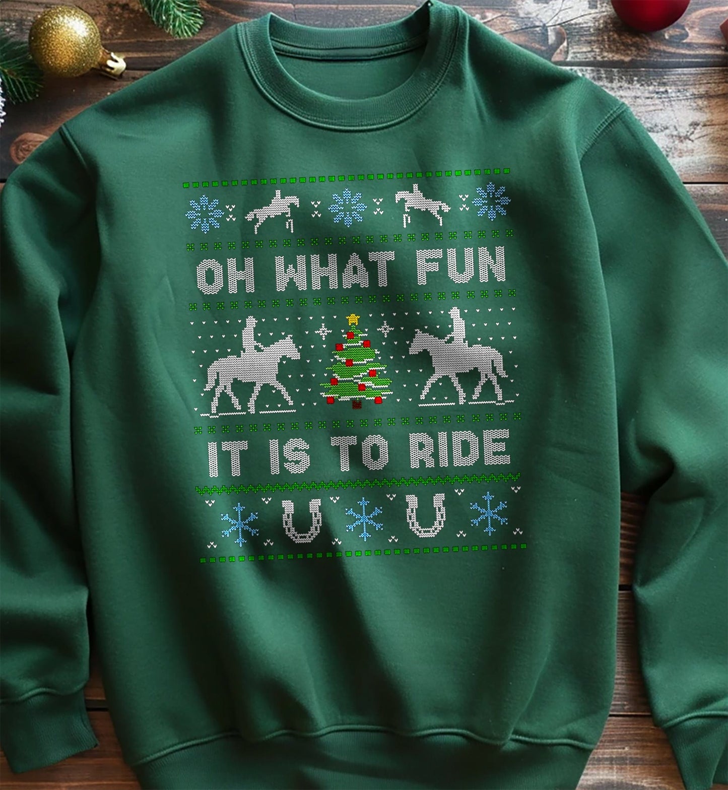 Horse Riding Oh What Fun! Funny Sweatshirt