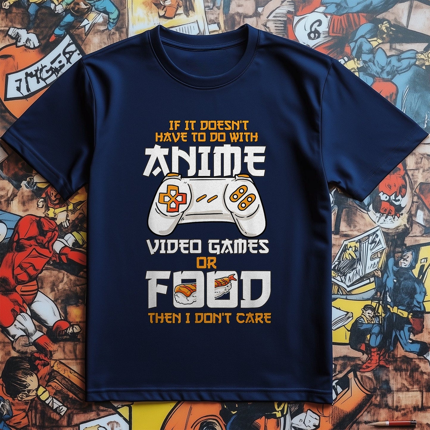Anime Video Games Food T-shirt