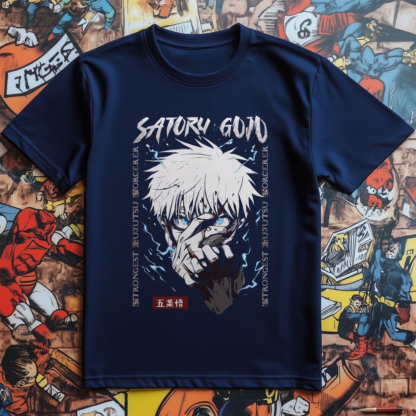Satoru Anime Face T-shirt