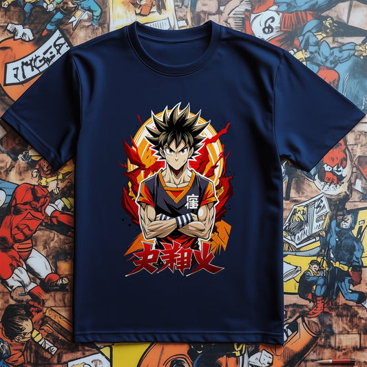 Anime Cartoon Warrior T-shirt
