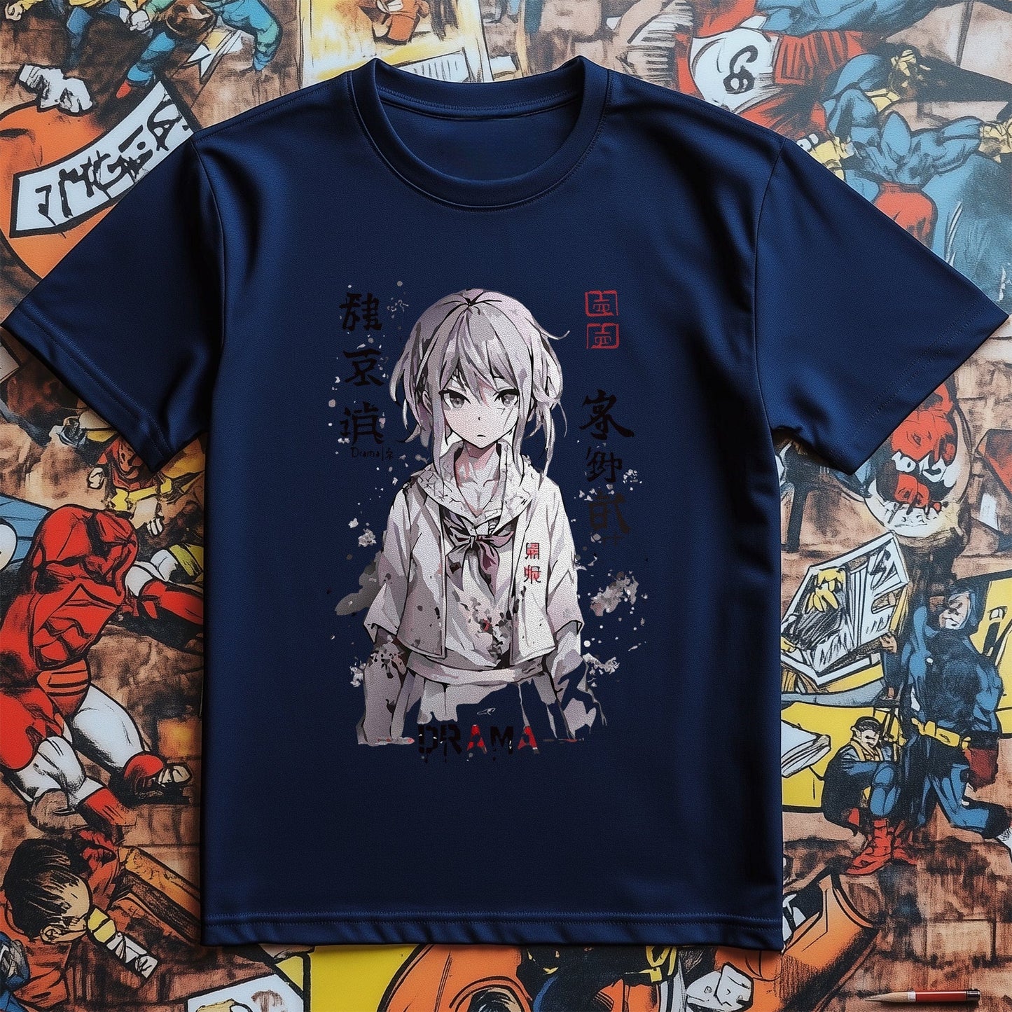 Drama Anime Girl T-shirt