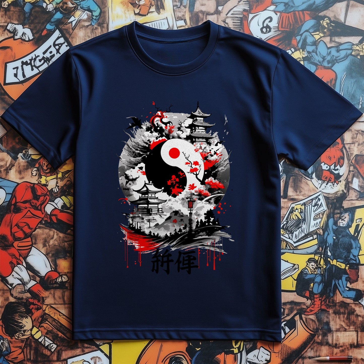 Yin Yang Anime t-shirt