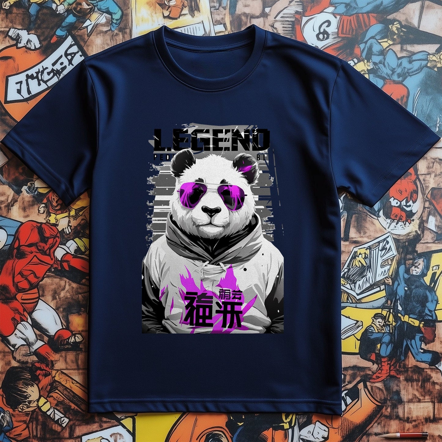 Legend Panda Anime T-shirt
