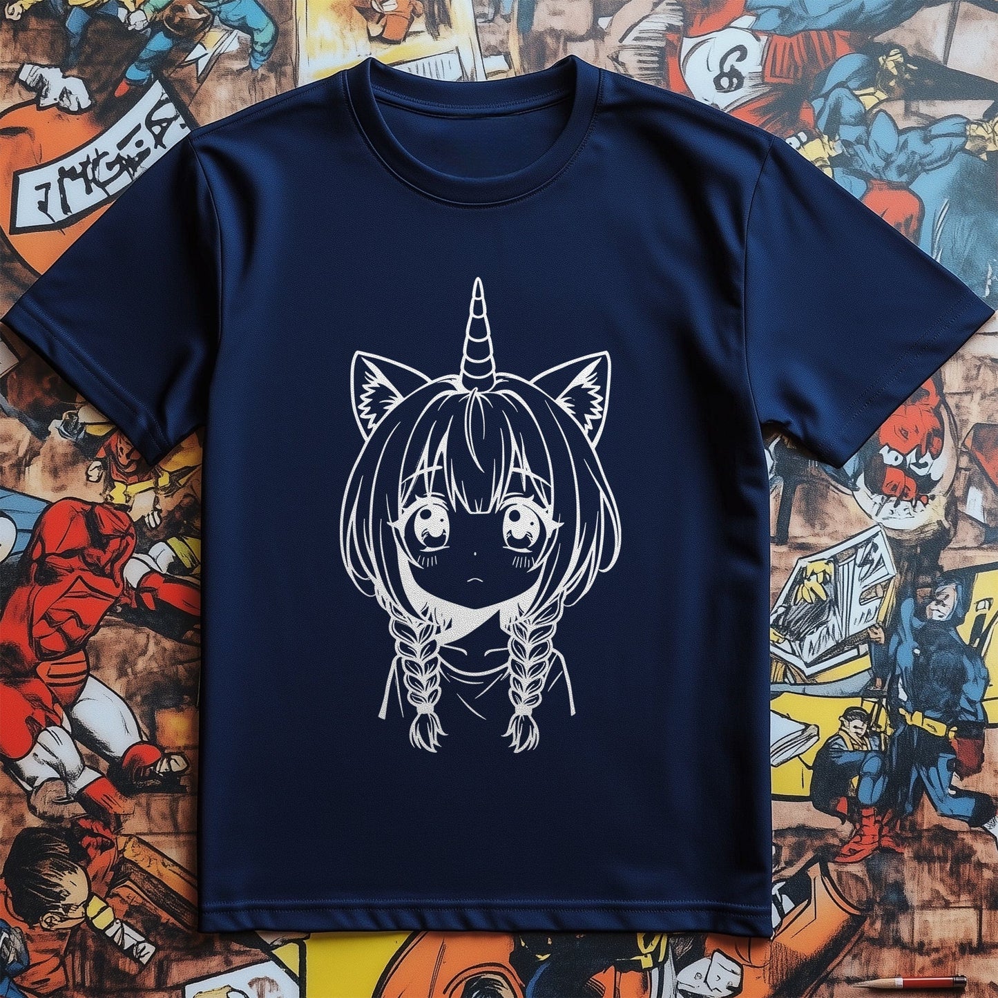 Anime Unicorn Face t-shirt - Magical