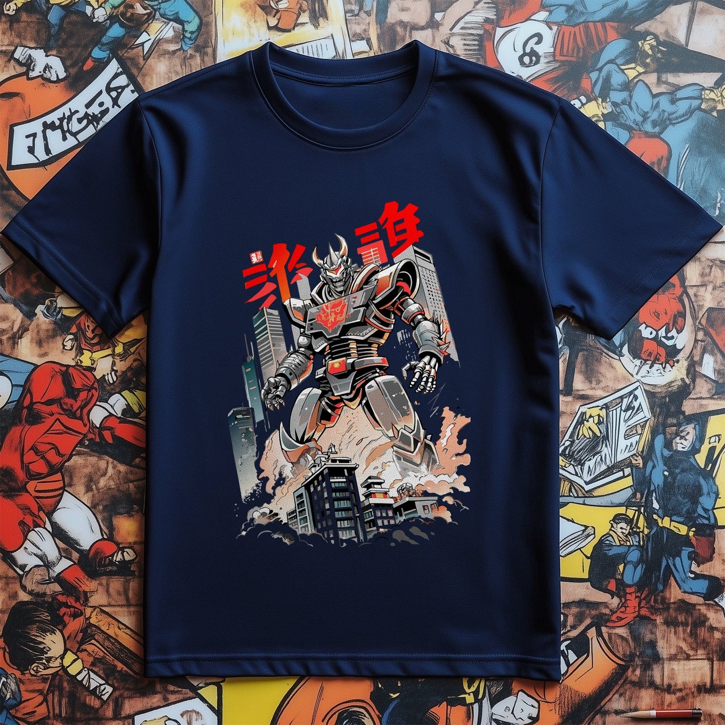 Kaiju Robot Anime T-shirt