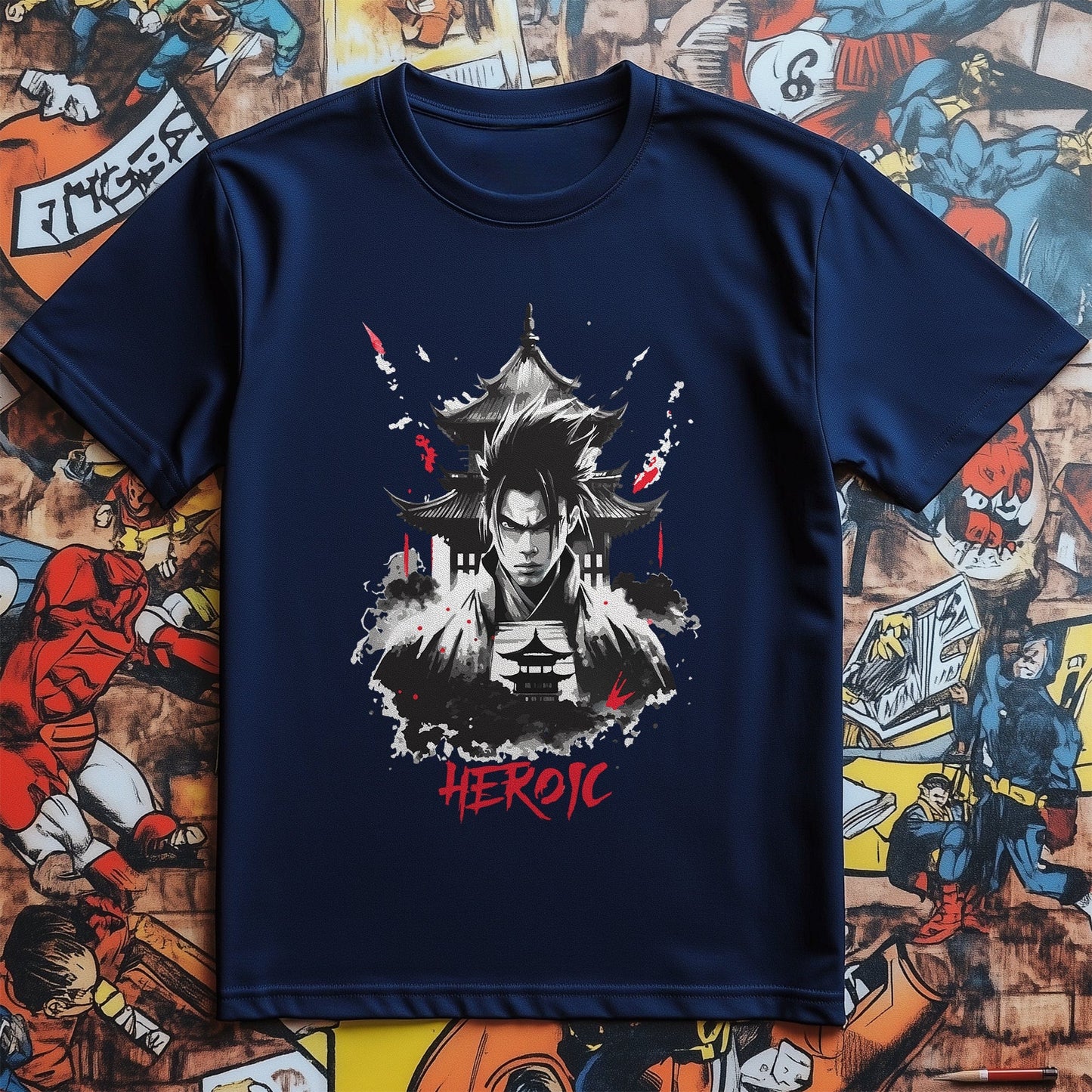 Heroic Anime Character T-Shirt