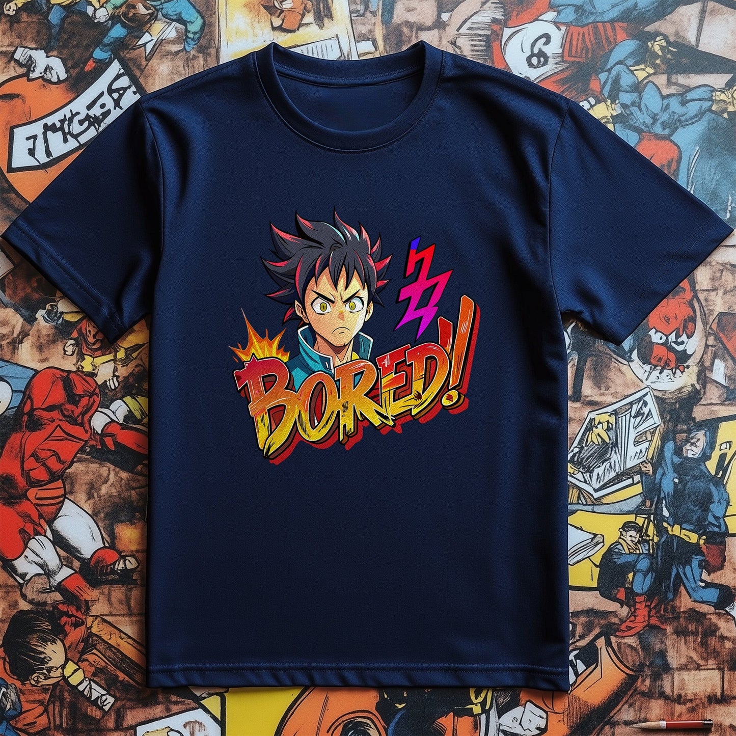 Bored Anime Boy T-Shirt