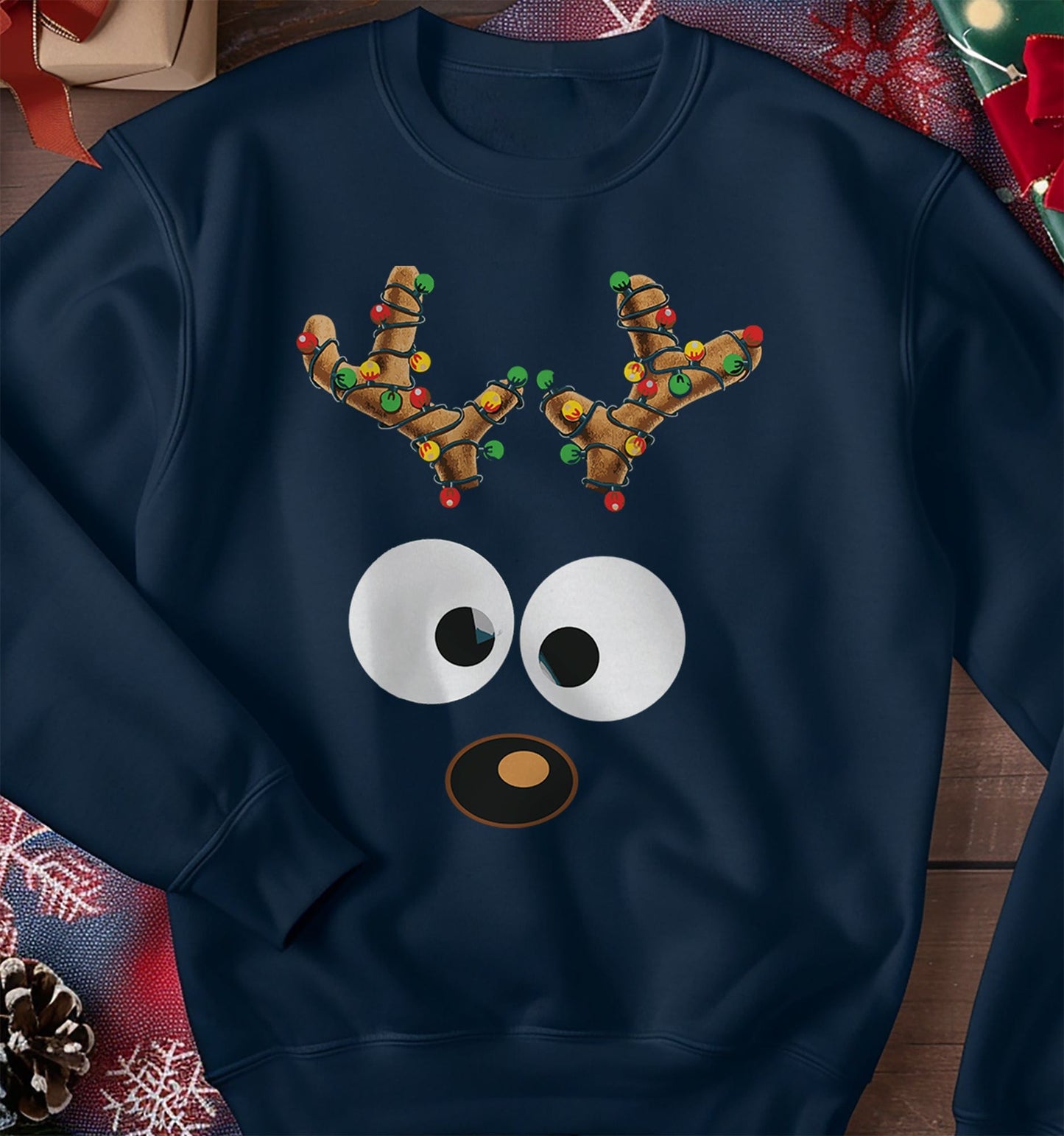 Funny Reindeer Christmas Sweatshirt