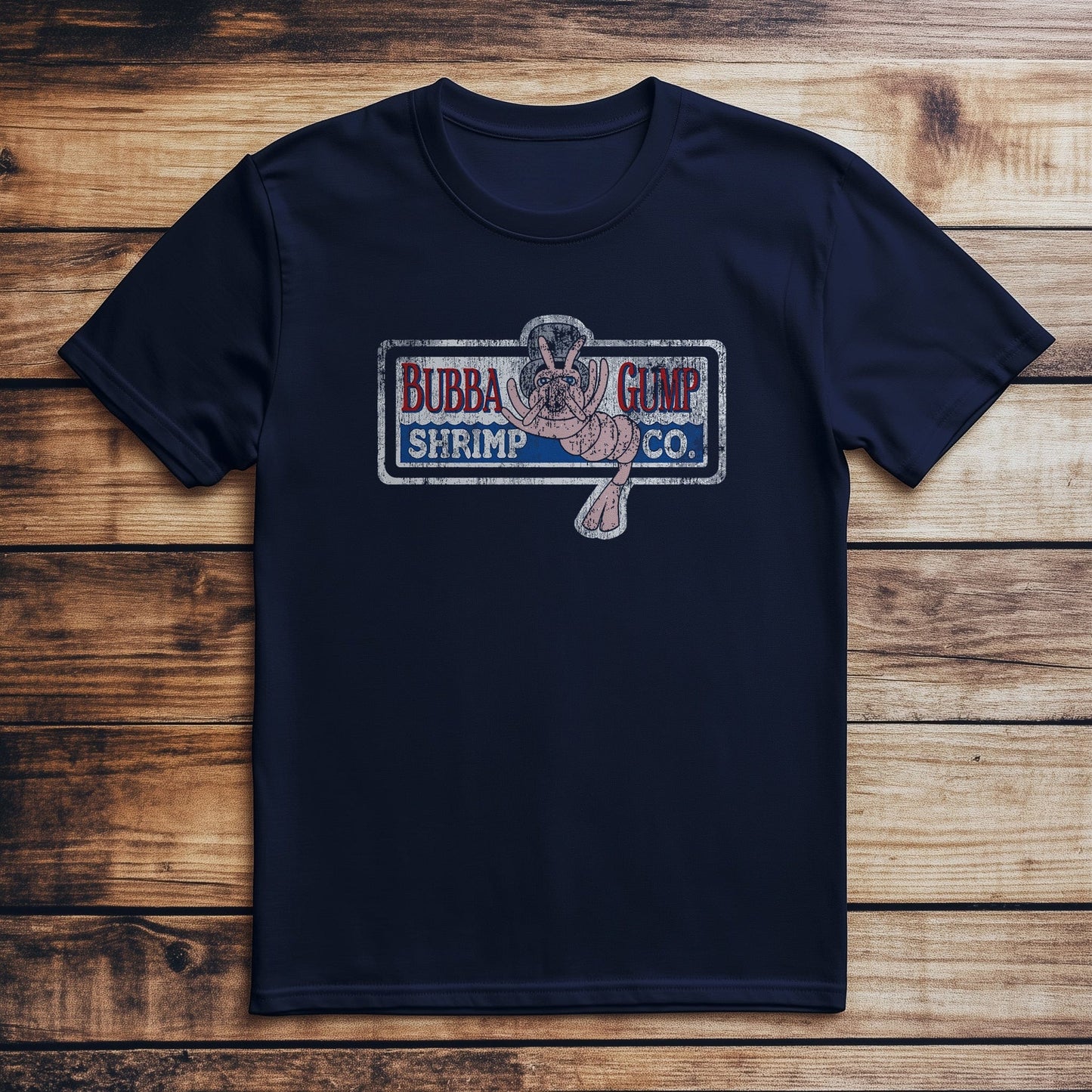 Buba Gump T-Shirt - Funny Seafood
