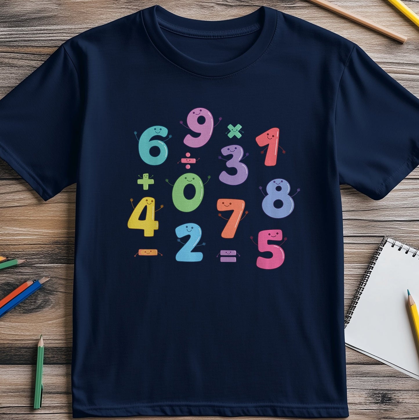 Funny Number Day Math Kids Tee