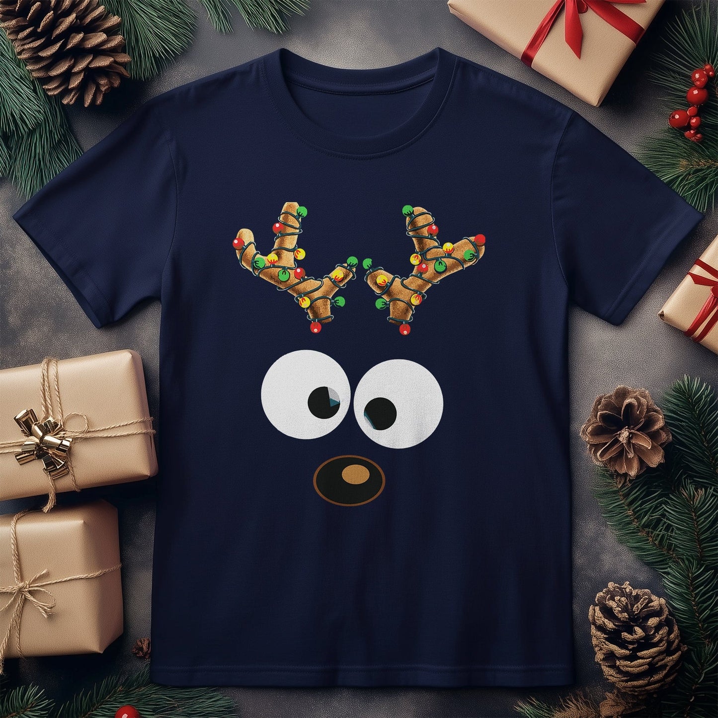 Funny Reindeer Christmas T-Shirt -
