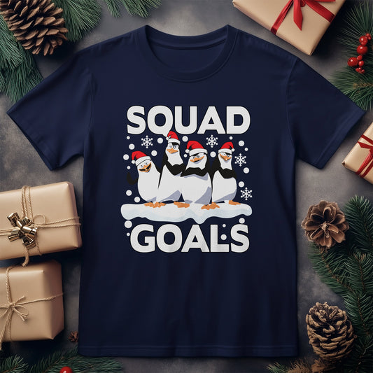 Penguin Squad Goals T-Shirt - Funny