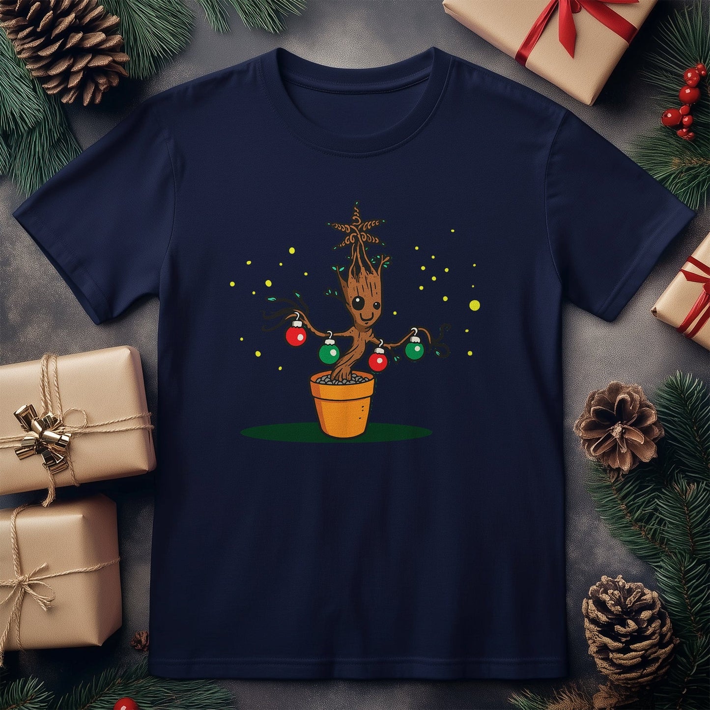 Groot Christmas Tree T-Shirt - Funny