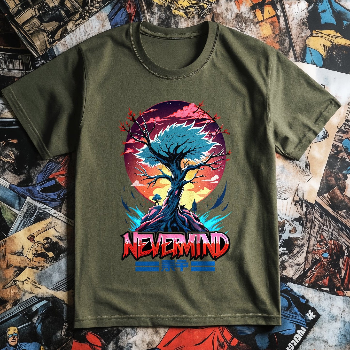 Nevermind Anime T-shirt