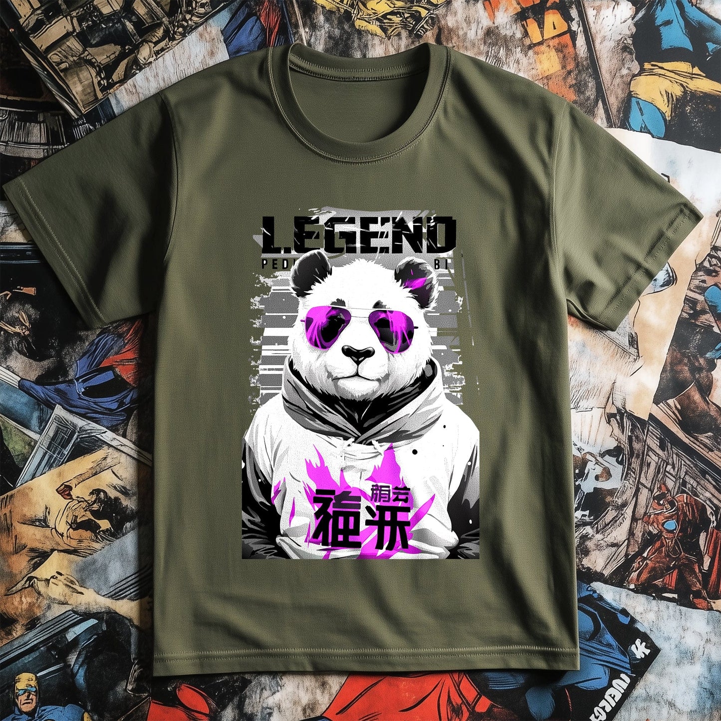 Legend Panda Anime T-shirt