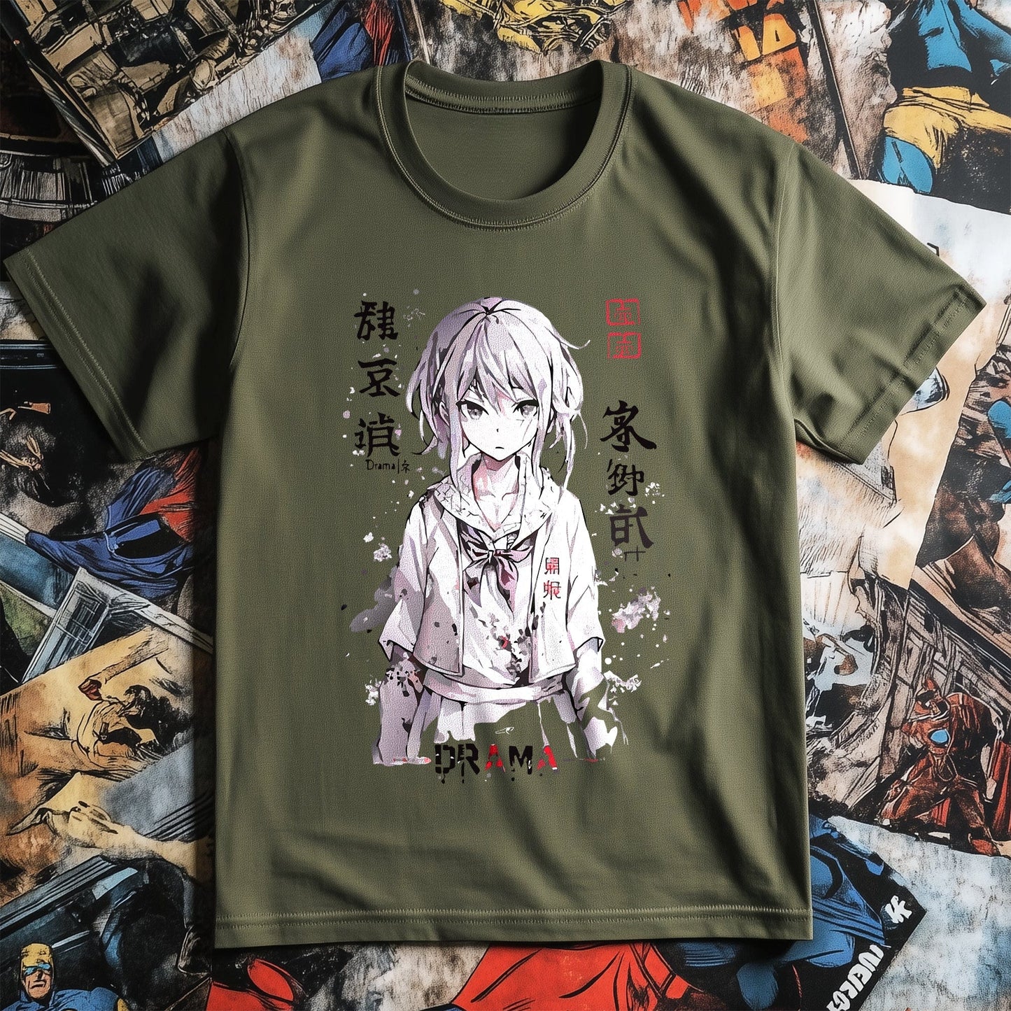 Drama Anime Girl T-shirt