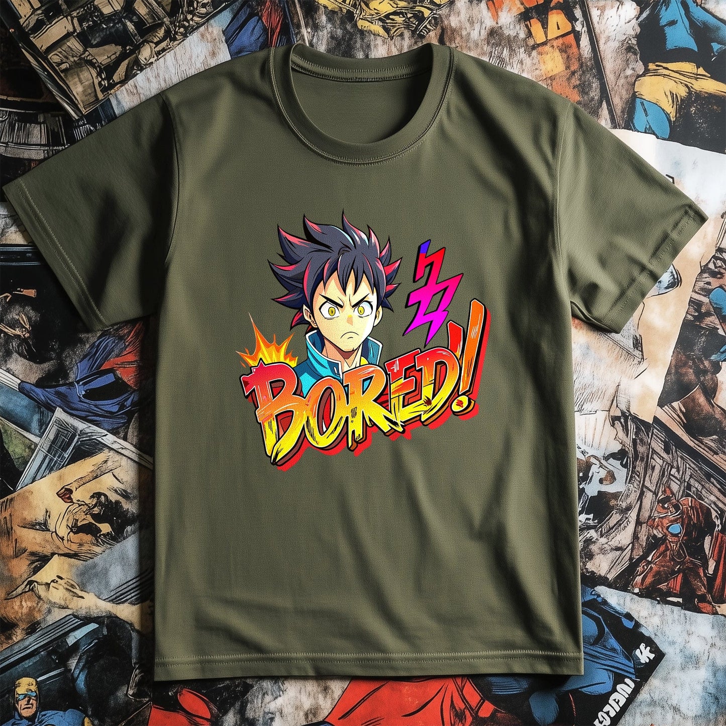 Bored Anime Boy T-Shirt