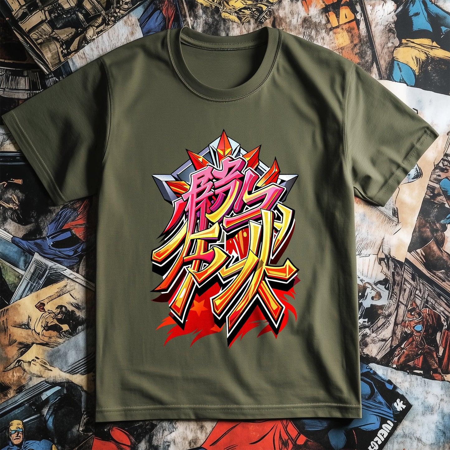 Bold Anime Text T-Shirt