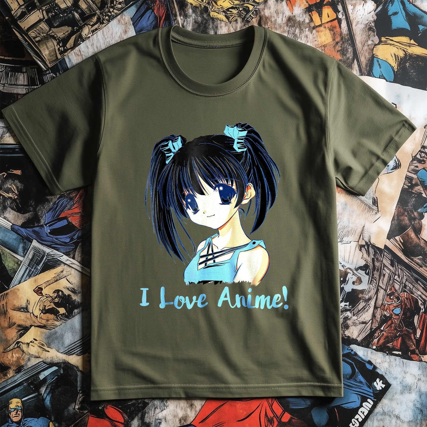I Love Anime Anime Girl T-Shirt