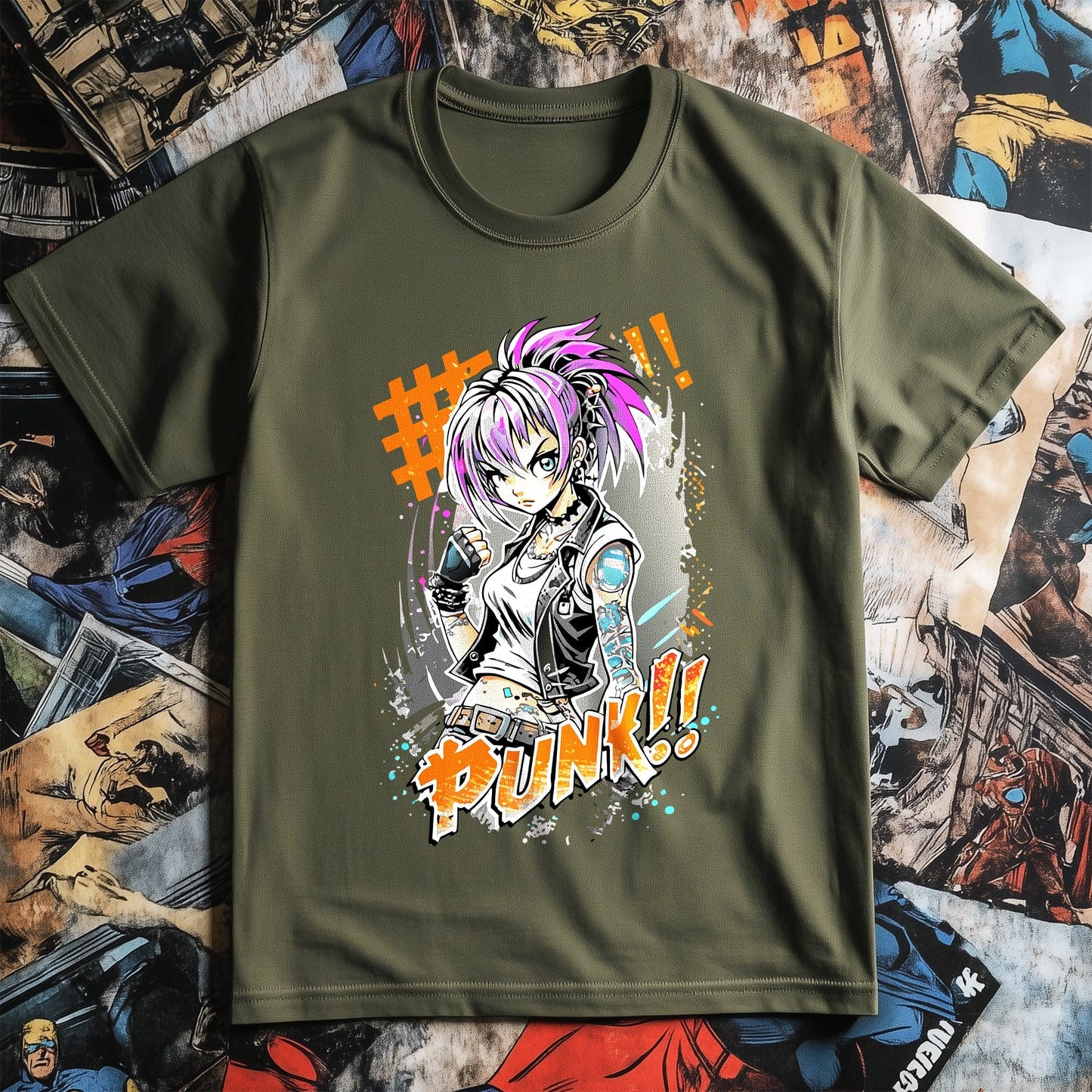 Punk Anime t-shirt