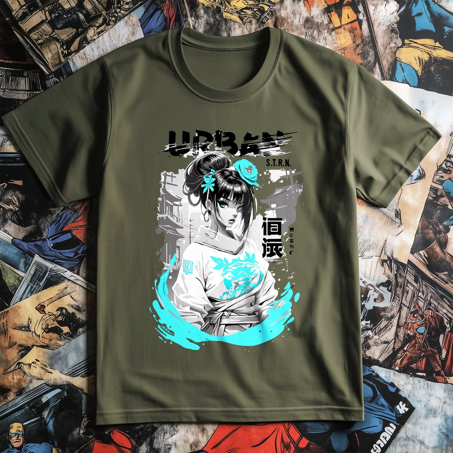 Urban Samurai Anime T-Shirt