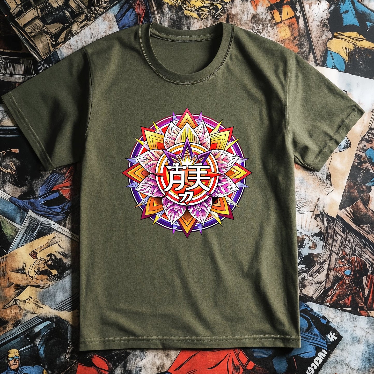 Anime Flower T-shirt Bloom