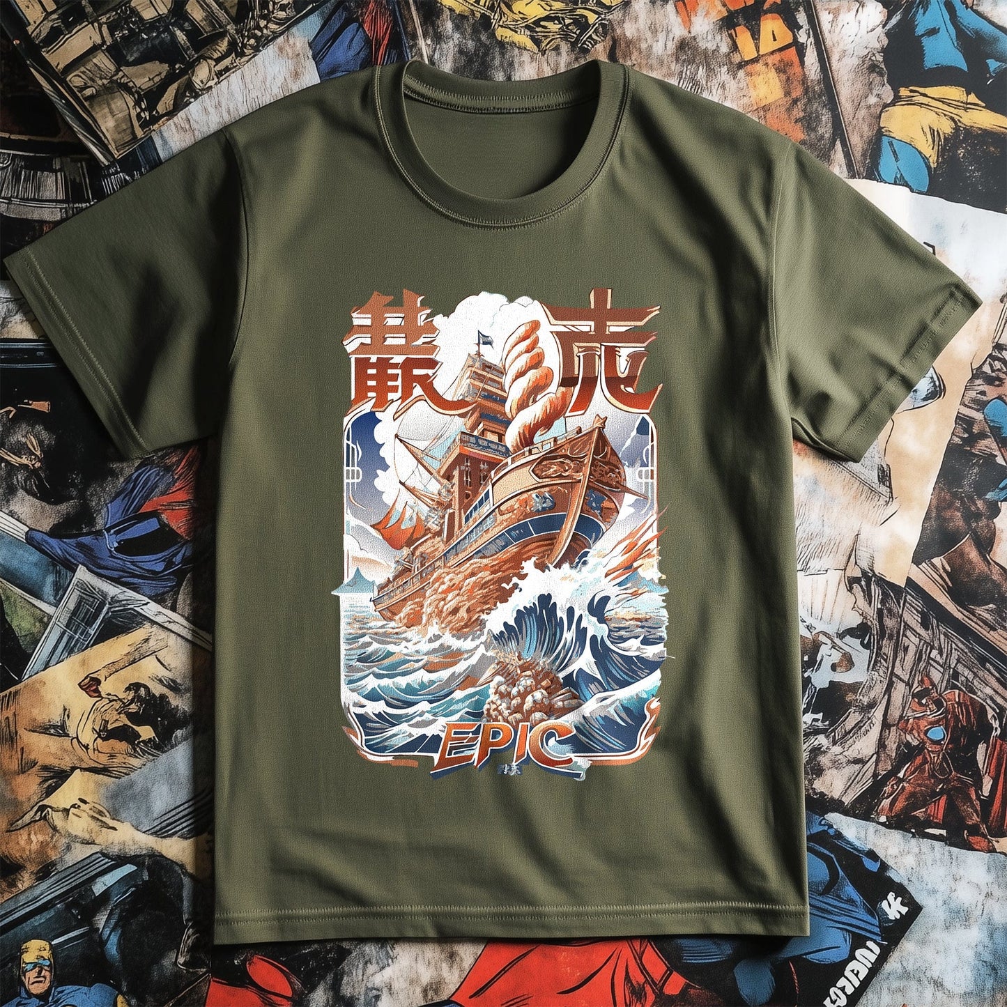 Epic Anime Ship t-shirt - Set Sail