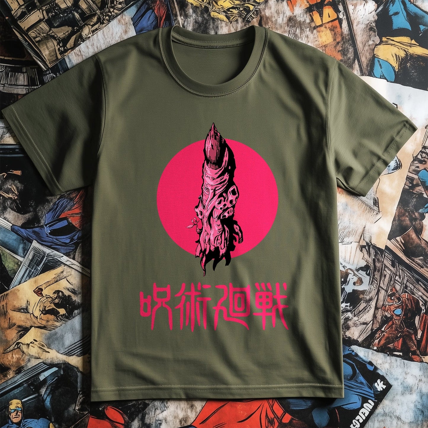 Satoru Anime Finger T-Shirt
