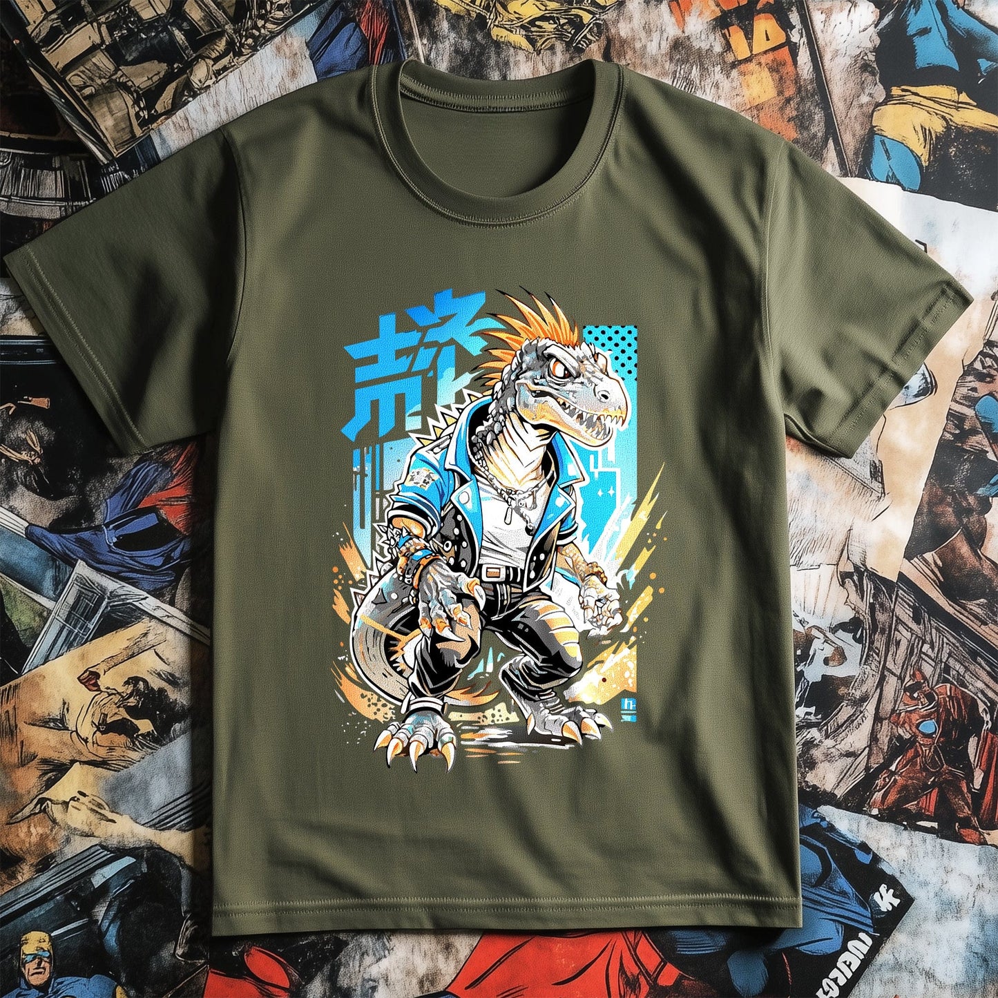Anime Dinosaur T-Shirt T-Rex