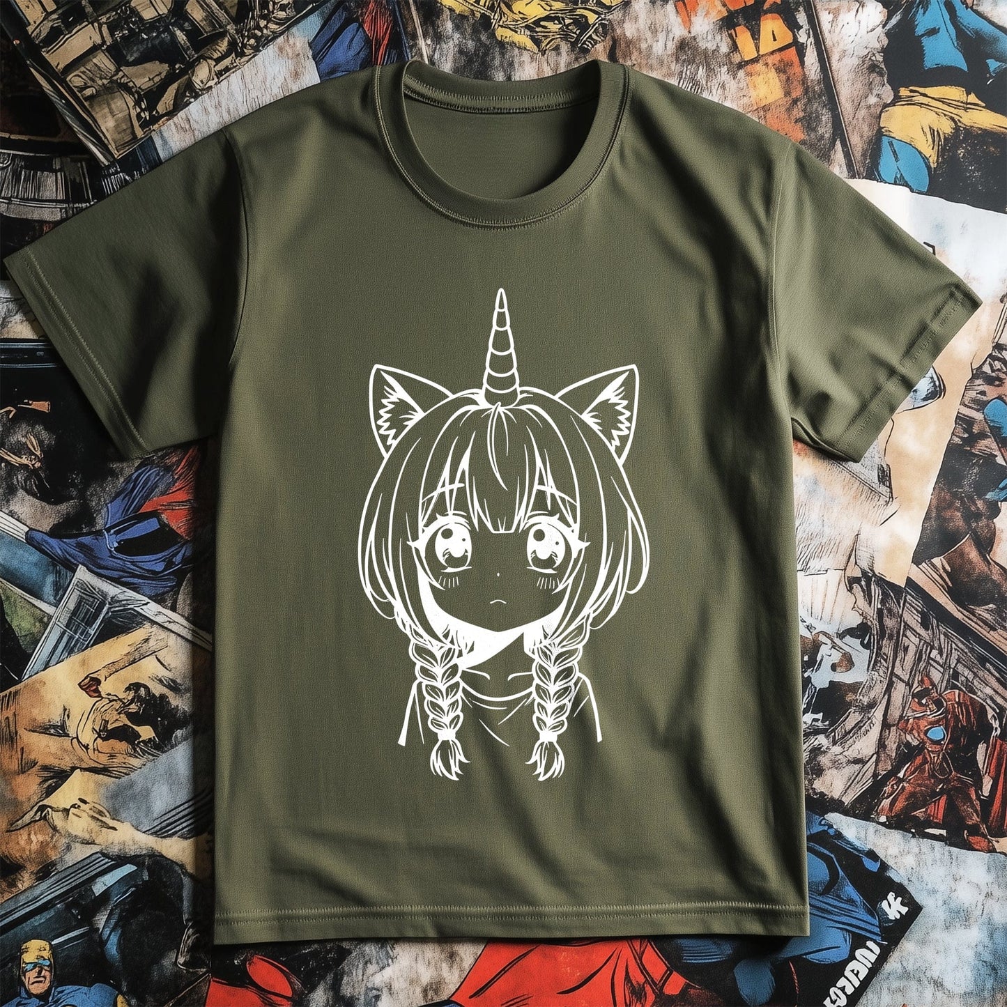 Anime Unicorn Face t-shirt - Magical