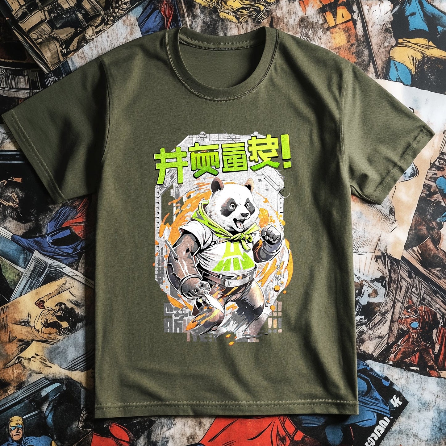 Panda Anime T-shirt