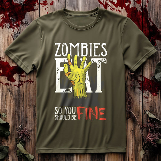 T-Shirt  Zombies eat