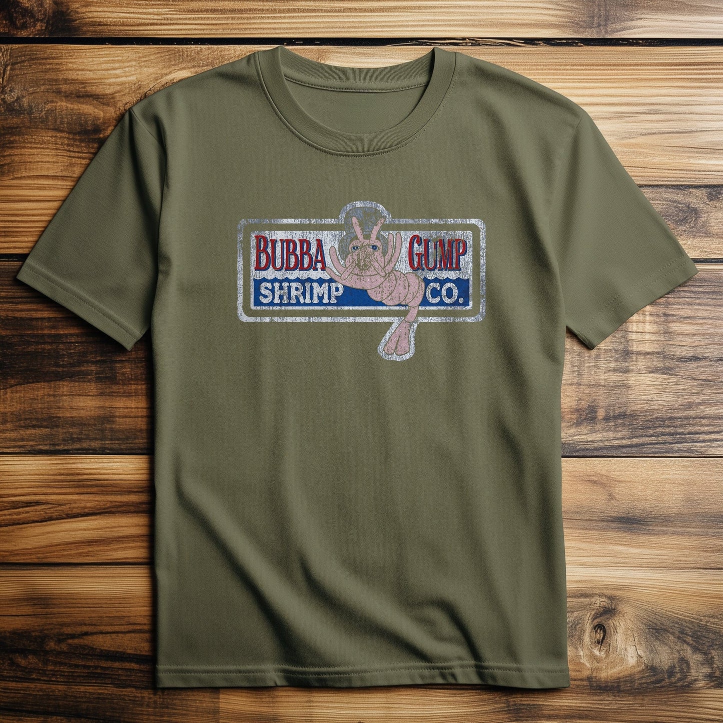 Buba Gump T-Shirt - Funny Seafood