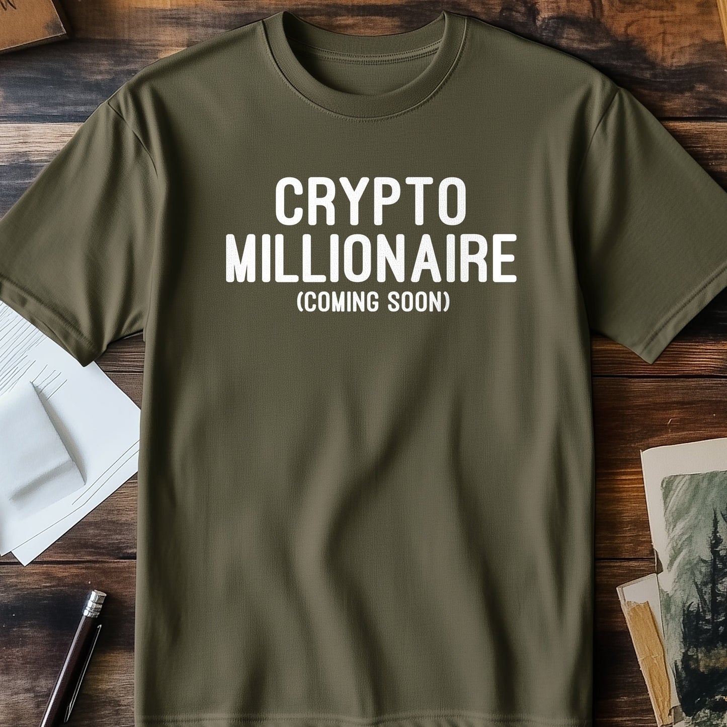 Crypto Millionaire T-shirt - Funny and