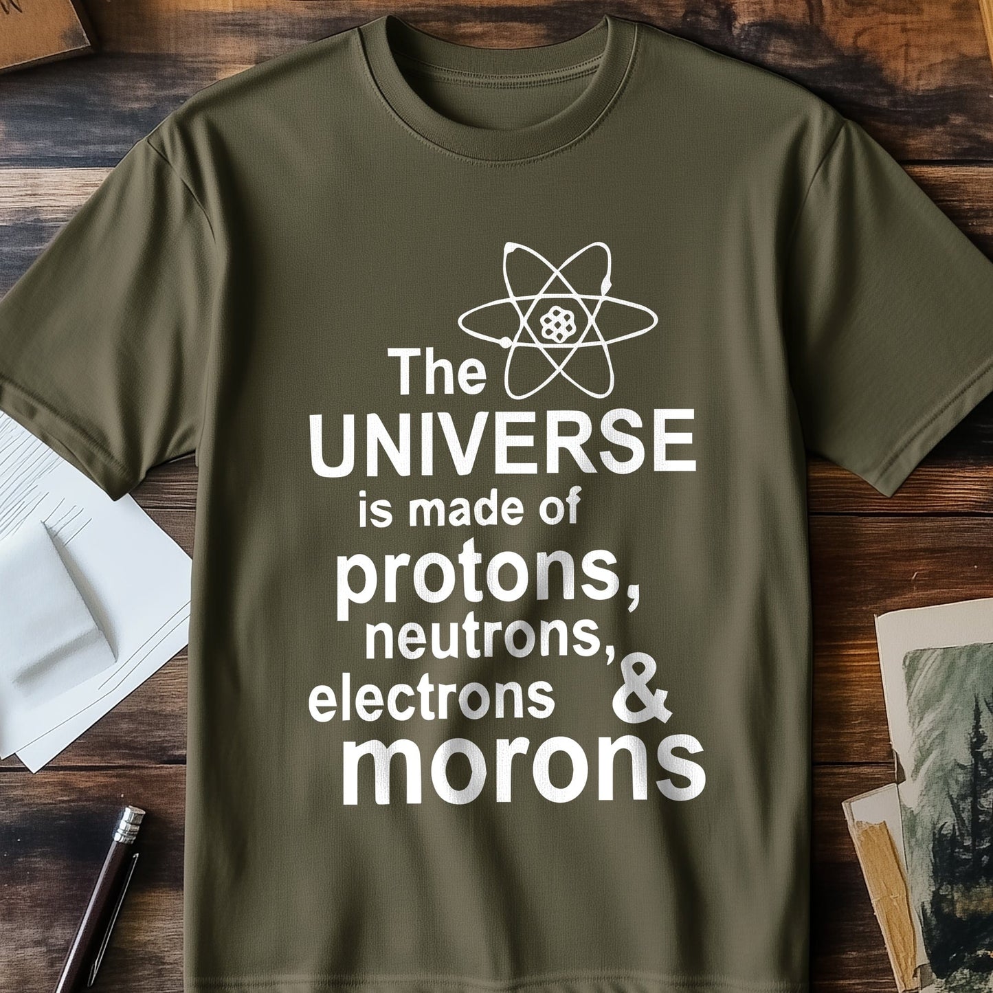 Electrons & Morons T-Shirt - Funny &