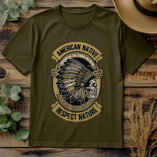 American Native Skeleton T-Shirt