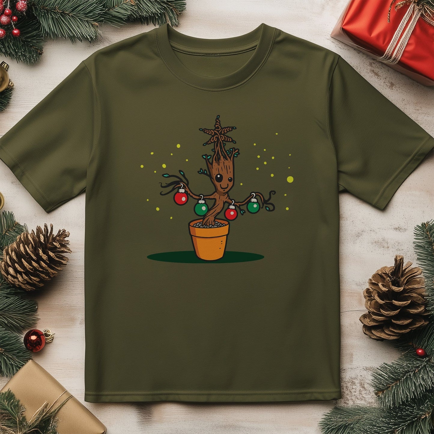 Groot Christmas Tree T-Shirt - Funny